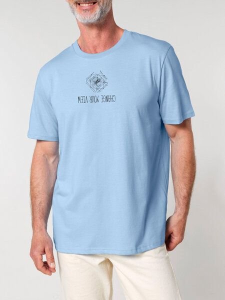 Human Family Bio Unisex Rundhals T-Shirt "Create - Change your view"