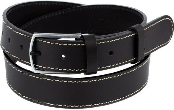 Simaru Ledergürtel 3.5 cm Marseille mit Naht, Leder pflanzlich gegerbt