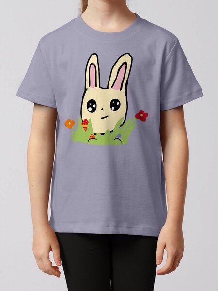 watabout.kids T-Shirt Kinder Osterhase mit Blumen
