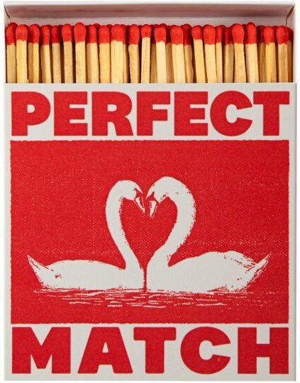 Archivist Perfect Match Swans Matchbox Streichhölzer