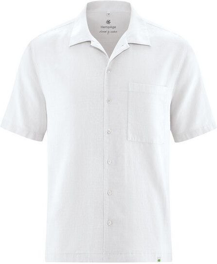 HempAge Kurzarmhemd Hanf/Biobaumwolle
