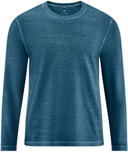 HempAge Herren Langarmshirt Hanf/Biobaumwolle Casual Fit