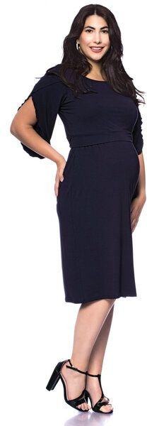 Milchshake 2 tlg. VARIO-SET (LUNA & ESTHA) Umstands-& Stillkleid Uni aus TENCEL Modal