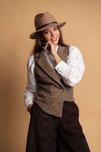 De IONESCU Die Weste „Crisana” aus 100 % Wolle