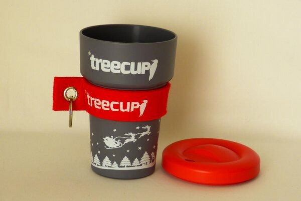 NOWASTE Weihnachts-Becher to-go aus Baumsaft