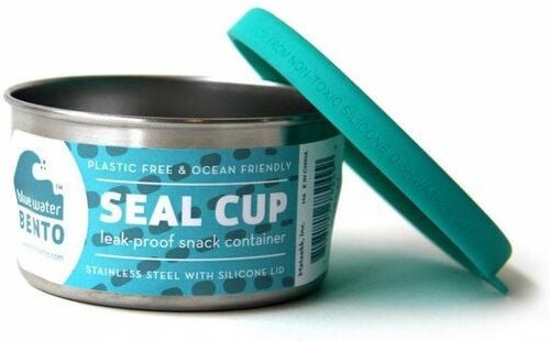 ECOlunchbox Seal Cup Solo, Runddose aus Edelstahl mit Silikondeckel