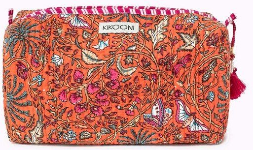 KIKOONI Kosmetiktasche "orange palm"