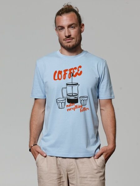 watapparel T-Shirt Unisex Coffee makes everything better
