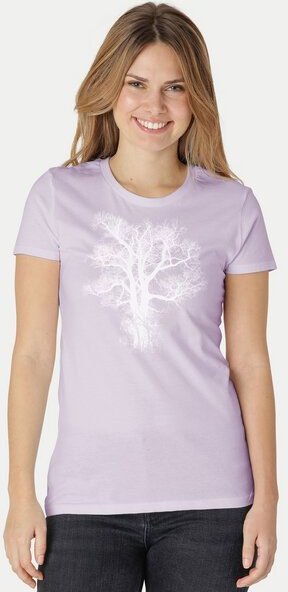 Peaces.bio - handbedruckte Biomode Damen Biobaumwoll T-Shirt Chestnut