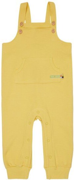 loud + proud Babys & Kinder Latzhose Rippenstruktur, GOTS-zertifiziert