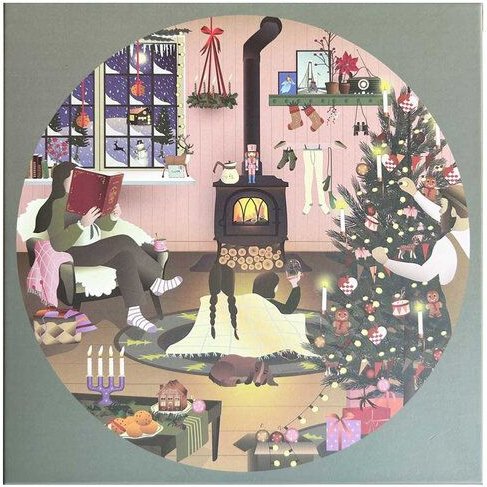 Vissevasse WONDERFUL CHRISTMASTIME - rundes PUZZLE - 1000 Teile