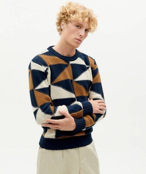 thinking mu Pullover - Guillaume Knitted Sweater - aus Bio-Baumwolle