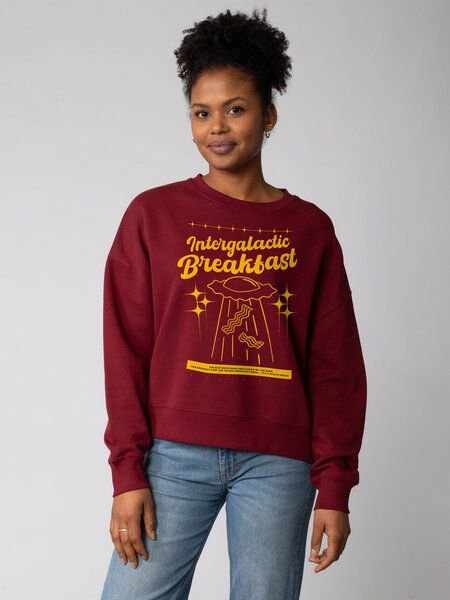 watapparel Sweatshirt Frauen Intergalactic Breakfast