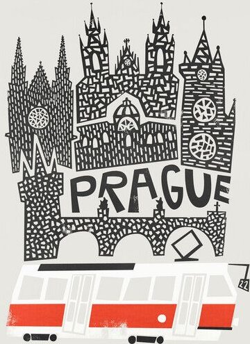 Photocircle Poster / Leinwandbild - Prague Cityscape