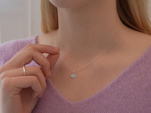 BELLYBIRD Jewellery Halskette - SONNENSCHEIN Anhänger in Silber/ Silber vergoldet