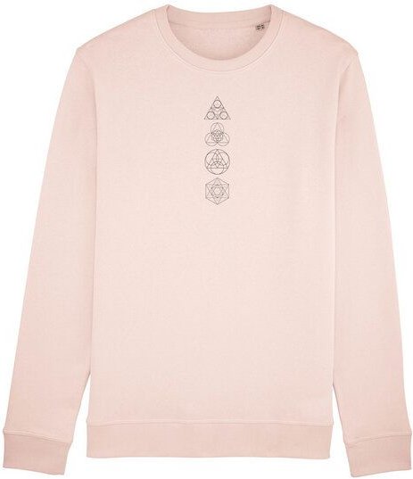 Human Family Bio Unisex Rundhals-Sweatshirt - "Araise - Geometric Line"