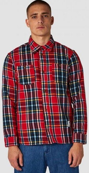 Kings Of Indigo Kariertes Flanellhemd "Juntoku" aus Bio-Baumwolle