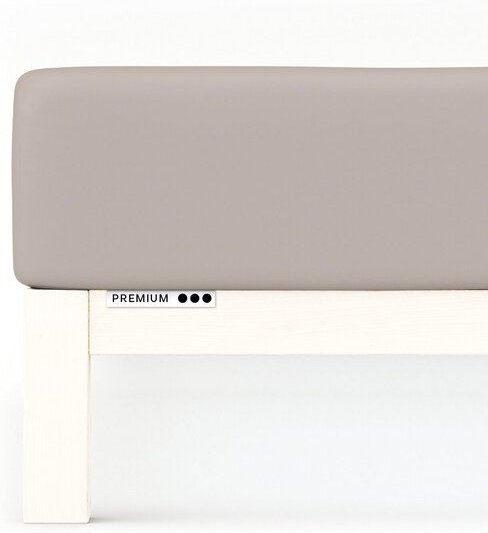 Schlafgut Spannbettlaken Premium - 95% Bio-Makobaumwolle, 5% Elasthan - Matratzenhöhe von 18-35cm