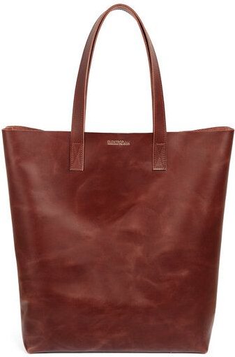 XXL TASCHE TOM aus wunderschönem rotbraunem Leder von ELEKTROPULLI