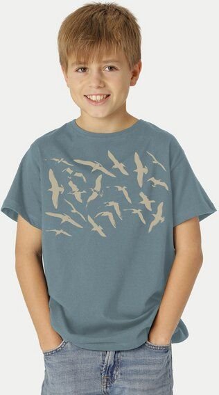 Peaces.bio - handbedruckte Biomode Bio-Kinder T-Shirt Möwen