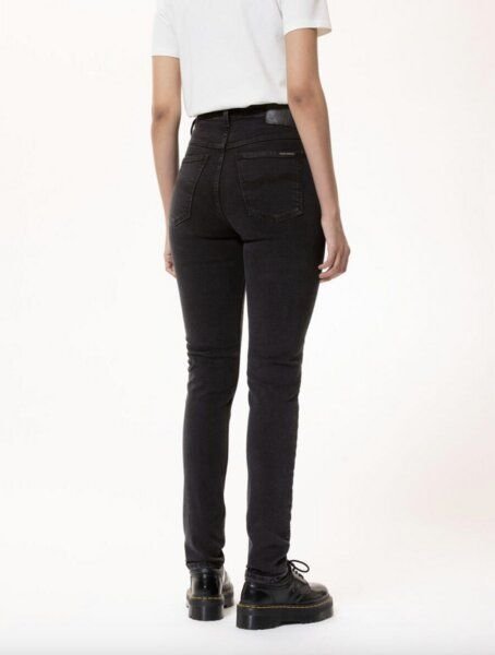 Nudie Jeans Jeans - Hightop Tilde - aus einem Baumwolle/Elasthan-Mix