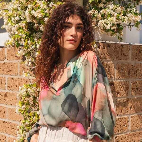 WiDDA berlin gemusterte Bluse MONYA clouds aus ECOVERO®