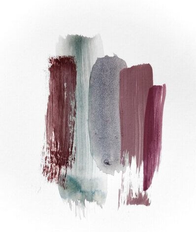 Photocircle Poster / Leinwandbild - abstract aquarelle - earty colors of the WOODS