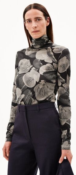 ARMEDANGELS GRAZILIAA NAATURE - Damen T-Shirt Slim Fit aus Bio-Baumwolle