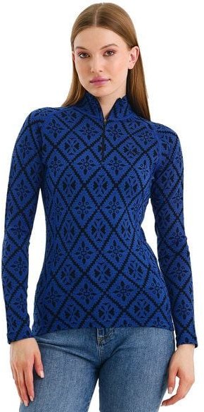 Thumbnail - Woolona Langarmshirt - VENUS - 100% Merinowolle (Zip)