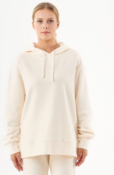 ORGANICATION Sweathoodie aus Bio-Baumwolle mit Ballonärmeln
