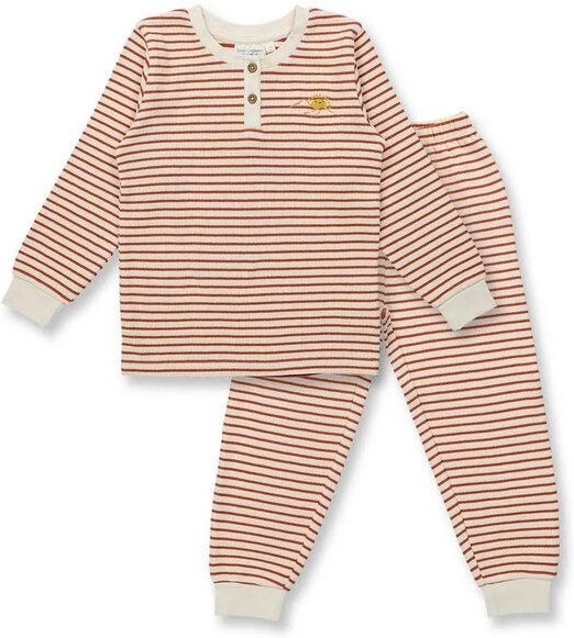 sense-organics Sense Organics Kinder Schlafanzug Waffel-Jersey Bio Baumwolle