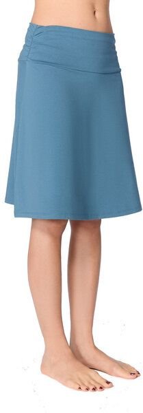 Leela Cotton Damen Röcke Lang Bio-Baumwolle Rock Kleid