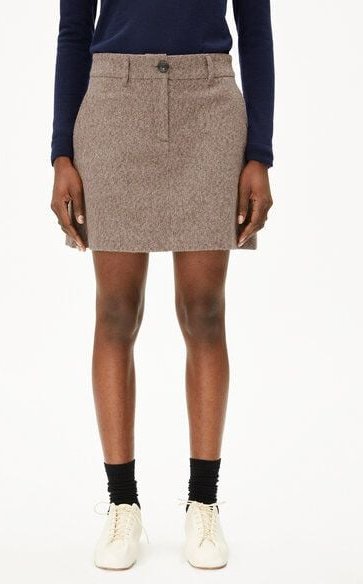 ARMEDANGELS HANNAAHLA TWEED - Damen Webrock aus Bio-Baumwolle