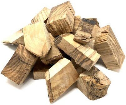 Olivenholz erleben BBQ-Chunks oder Chips zum Smoken (1 kg) aus Olivenholz