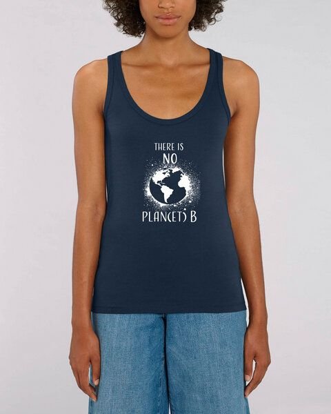 Human Family Bio Damen Sommer Tanktop - Glow "No Planet B" - weitere Farben
