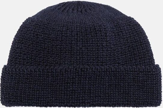 Hanseheld Strickmütze Seebär GOTS Dockermütze kurz und flach