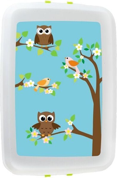 Biodora Eule Brotbox mit Verschluss aus Biokunststoff