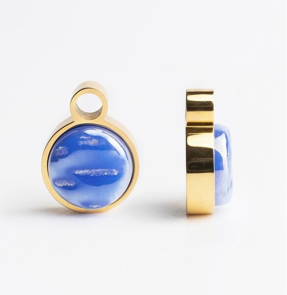 ALEXASCHA Anhänger für Ohrringe | Mix & Match Charms | Gold