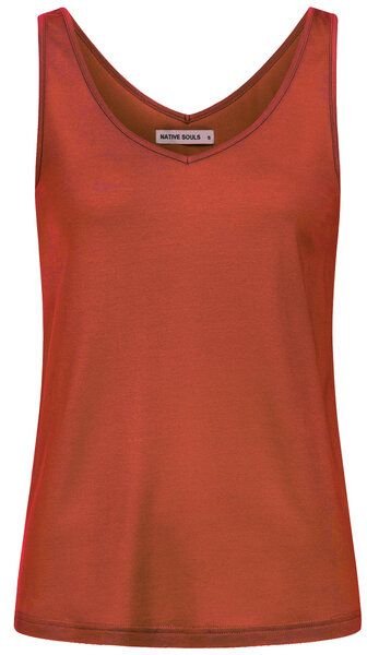 NATIVE SOULS Lyocell Damen V-Neck Top
