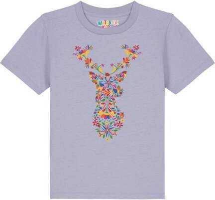 watabout.kids T-Shirt Kinder Floral Deer