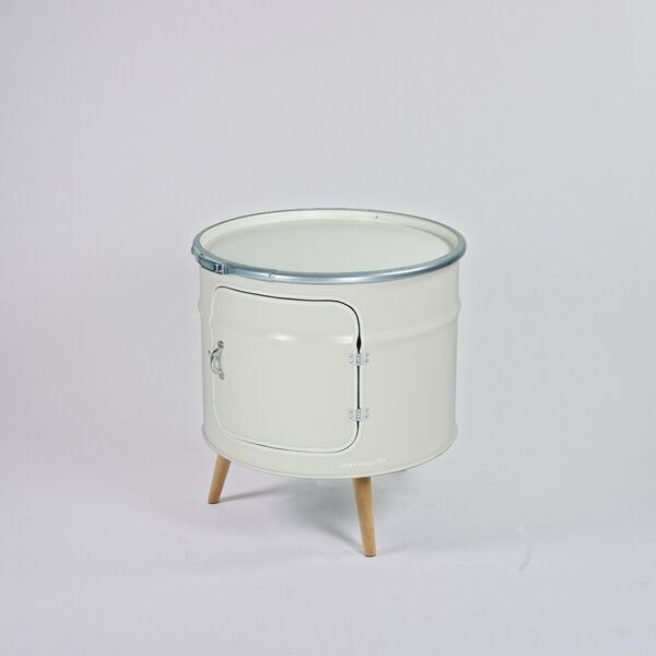 Lockengelöt Bar Kommode aus einem Hamburger Ölfass