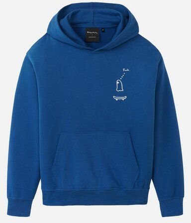 Herren Hoodie aus Bio-Baumwolle - OLIVE GEISTERFAHRER - recolution