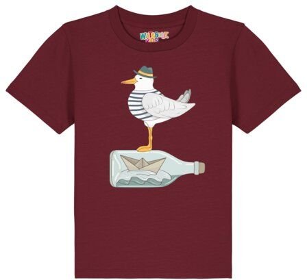watabout.kids T-Shirt Kinder Möwe mit Hut