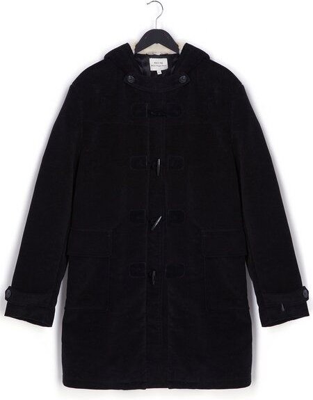 Will's Vegan Shop Duffle Coat aus veganer Wolle mit recyceltem veganem Shearling