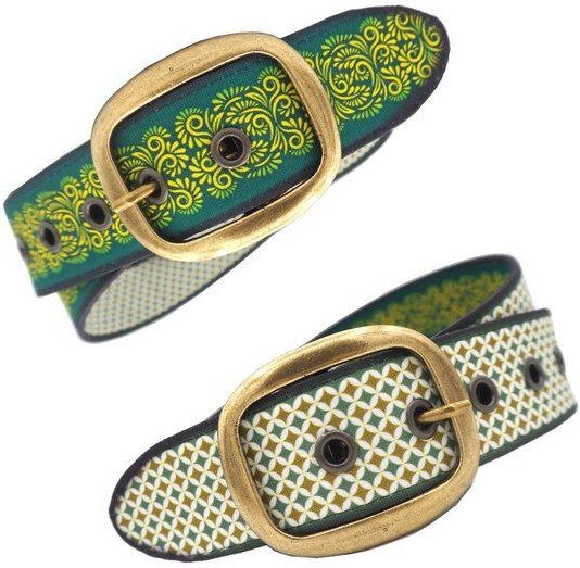 Seegarn - Gürtel / Wendegürtel SeeAlge 4cm