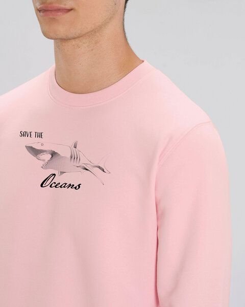 Human Family Bio Unisex Rundhals-Sweatshirt - "Switch - Save Oceans" in 3 Farben