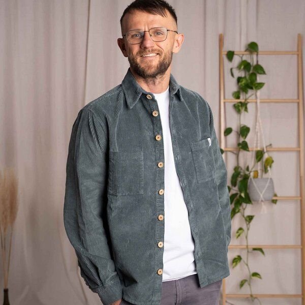 Vresh Clothing Vinley - Cord Hemd aus Biobaumwolle
