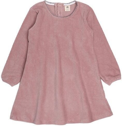 Walkiddy Bio-Baumwolle Rosa Cord Kleid - Nachhaltige, GOTS-Zertifizierte Kinderbekleidung