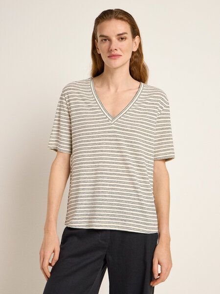 LANIUS Streifenshirt (OCS) aus Hanf und Bio-Baumwolle
