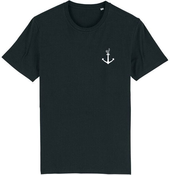 Spangeltangel T-Shirt "Anker", Männershirt, Herrenshirt, bedruckt, T-Shirt, Biobaumwolle